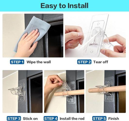 How Do No-Drill Curtain Rod Brackets Compare to Traditional Ones?